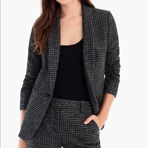 Crewparke Blazer In Houndstooth Wool 